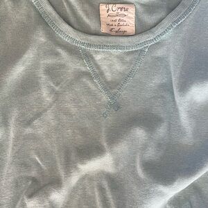 MENS J Crew Soft Aqua Pullover